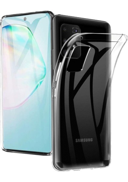 Techgross Samsung Galaxy A71 Kılıf Lüx Kalite Şeffaf Silikon