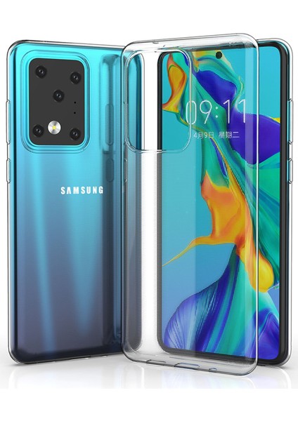 Techgross Samsung Galaxy S20 Ultra Kılıf Lüx Kalite Şeffaf Silikon