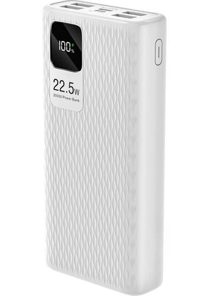 A29Q 1 Adet 22.5W USB 3 Adet 15W USB ve 1 Adet 20W Type-C Çıkışlı 20.000 Mah Pd Powerbank