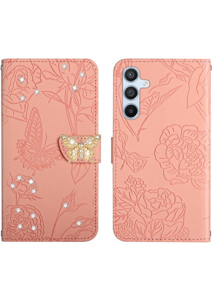 Samsung Galaxy M34 5g Için Cüzdan Kelebek Kapağı Ayarlanabilir Boyun Kayışı Crossbody Lanyard Kılıf (Yurt Dışından) fırsatları