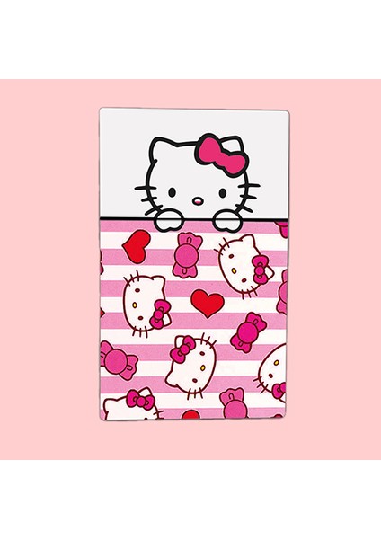 Hello Kitty Baskılı Sigara Tabakası ve Kaydırmalı Çakmak Seti Kişiye Özel Isimli (Tabaka Isimlidir)