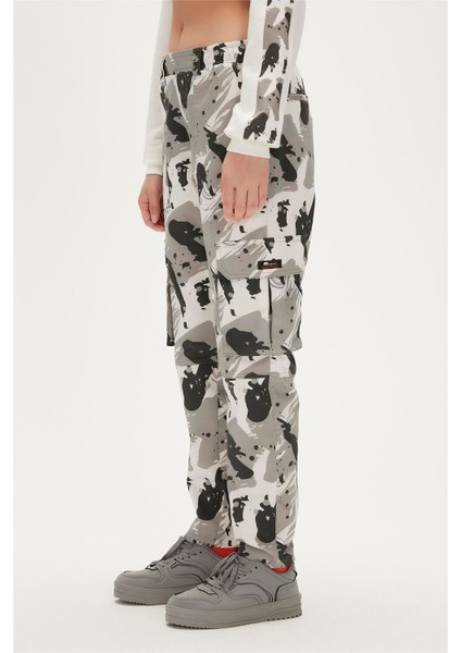 Gwen Cargo Sweatpants Off-White Beyaz Kadın Pantolon modelleri