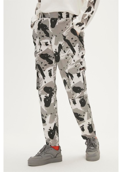 Gwen Cargo Sweatpants Off-White Beyaz Kadın Pantolon fiyatları