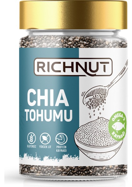 Chia Tohumu Glütensiz 210 gr