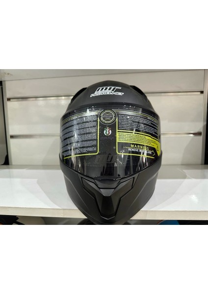 Kask Mts Pro 910 Güneş Gözlüklü Mat Siyah