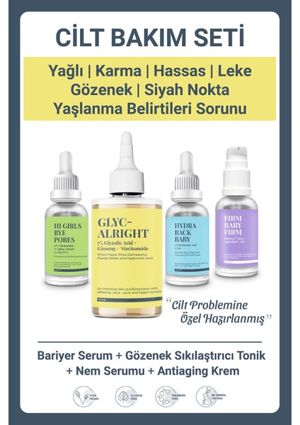 She Vec Yağlı | Karma | Hassas | | | | Belirtileri Sorunu