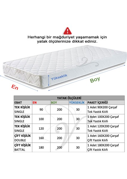 Beyaz Pamuklu Ranforce Tek Kişilik Lastikli Çarşaf + 1 Yastık Kılıfı 90 x 200 fiyatları