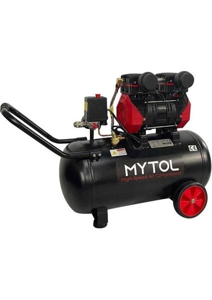 MY0501 50 Lt 1.5 Hp Sessiz Yüksek Hızlı Kompresör ve 5 Parça Setli