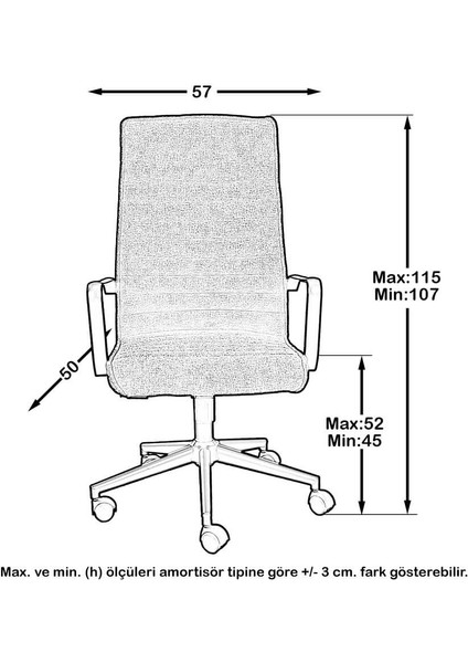 Ritz Kollu Çalışma Sandalyesi indirimleri