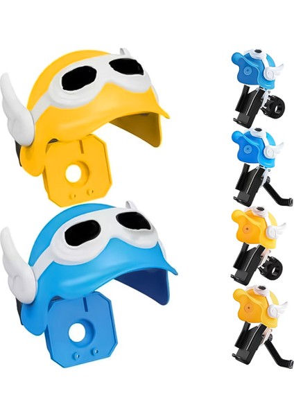 Telefon Tutucu Bisiklet Gidonlu Motosiklet Yağmur Geçirmez 4.7- 7.2 Inç Uyumlu Mavi modelleri