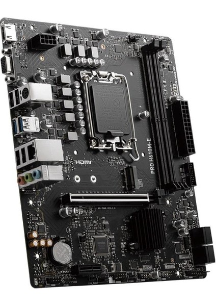 Msı Pro H610M-E 5600MHZ(OC) HDMI VGA M.2 1700P