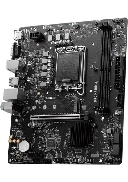 Msı Pro H610M-E 5600MHZ(OC) HDMI VGA M.2 1700P