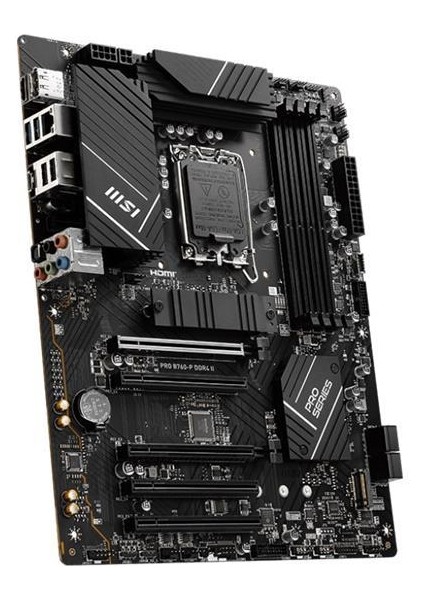 Msı Pro B760-P Ddr4 Iı 5333MHZ 1xhdmı 1xdp 2xm.2 USB 3.2 Atx 1700P (12. / 13. ve 14. Nesil Işlemci Uyumlu) modelleri
