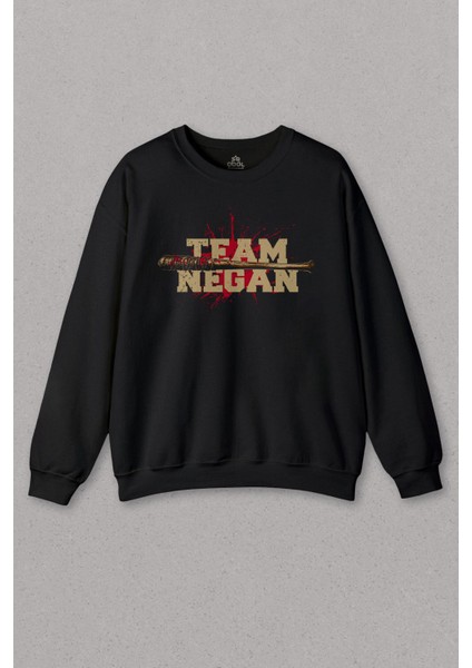 Unisex Sweatshirt I Am Negan The Walking Dead Yürüyen Ölüler Baskılı Sweat