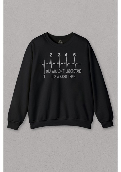 Unisex Sweatshirt It's It Is A Biker Thing Motorcycle Motosiklet Baskılı Sweat
