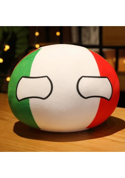 Country Ball Peluş Oyuncaklar Polandball Kolye Ülke Balkasları Countryball Dolgulu Bebek Noel Hediyeleri Çocuklar Için (Yurt Dışından)