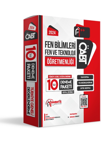 2024 ÖABT Fen Bilimleri ve Teknoloji Öğretmenliği 10’lu Çözümlü Paket Deneme