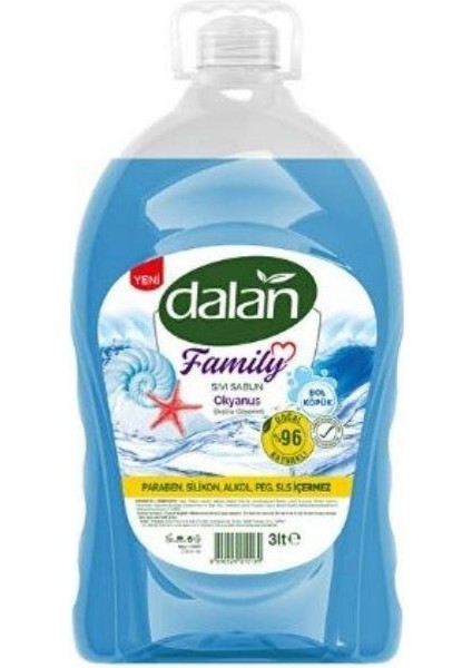 Dalan - Sıvı Sabun Okyanus 3lt - 1 Adet