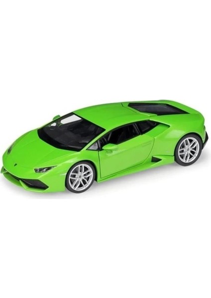 24056W Welly 1:24 Lamborghını Huracan Coupe,oyuncak Koleksiyonluk Model Araba Yeşil