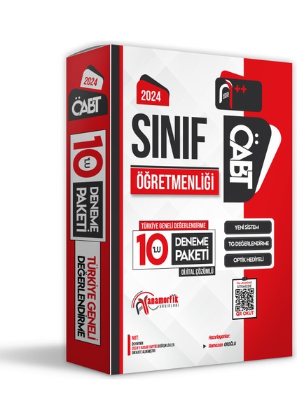 2024 ÖABT Sınıf Öğretmenliği 10’lu Dijital Çözümlü Paket Deneme