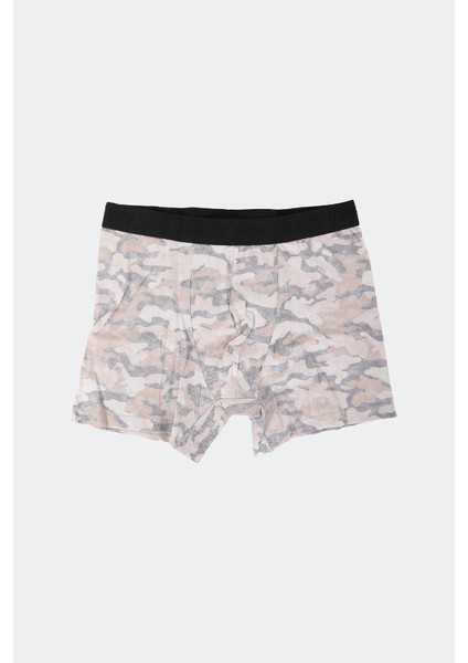 Erkek 3'lü Desenli Renkli Pamuklu Premium Paket Boxer modelleri