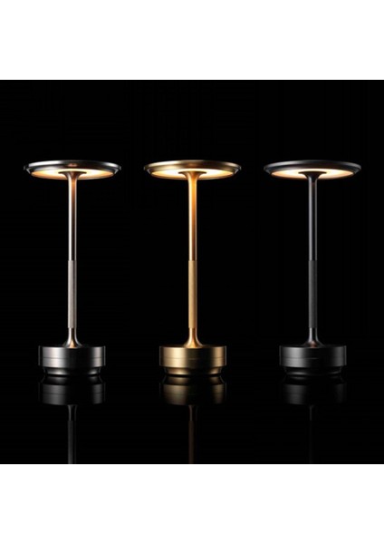 Basit Şarj Masa Lambası Restoran Bar Masa Lambası Karartma Atmosferi Retro Taşınabilir Şarj Dokunmatik USB Masa Lambası Siyah (Yurt Dışından) fiyatları