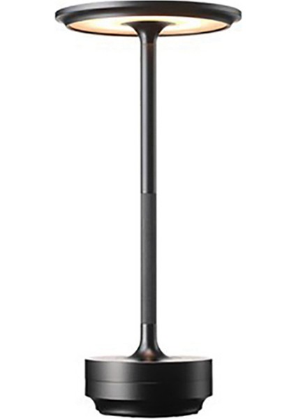 Basit Şarj Masa Lambası Restoran Bar Masa Lambası Karartma Atmosferi Retro Taşınabilir Şarj Dokunmatik USB Masa Lambası Siyah (Yurt Dışından) indirimleri