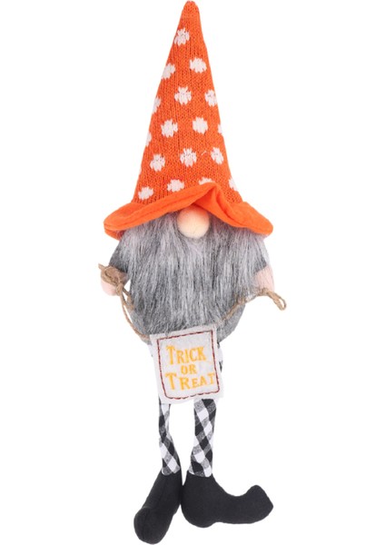 Cadılar Bayramı Ev Partisi Ev Dekorasyon Masa Dekor Uzun Bacaklar Yüzü Olmayan Gnome Bebek Cadılar Bayramı Asılı Süsler, Bir (Yurt Dışından)