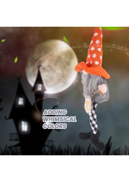 Cadılar Bayramı Ev Partisi Ev Dekorasyon Masa Dekor Uzun Bacaklar Yüzü Olmayan Gnome Bebek Cadılar Bayramı Asılı Süsler, Bir (Yurt Dışından)