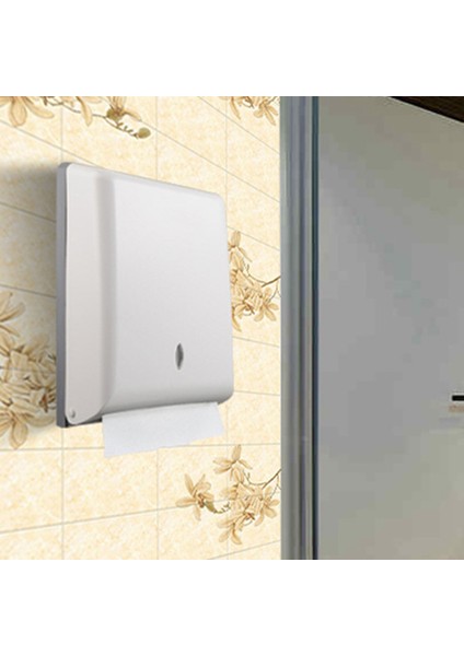 Ticari Kağıt Havlu Dispenseri Duvara Montaj, Çoklu Katlama, Üç Katlama, Banyo / Tuvalet, Ofis, Mağaza Için Z Katlamalı El Havluları (Yurt Dışından)