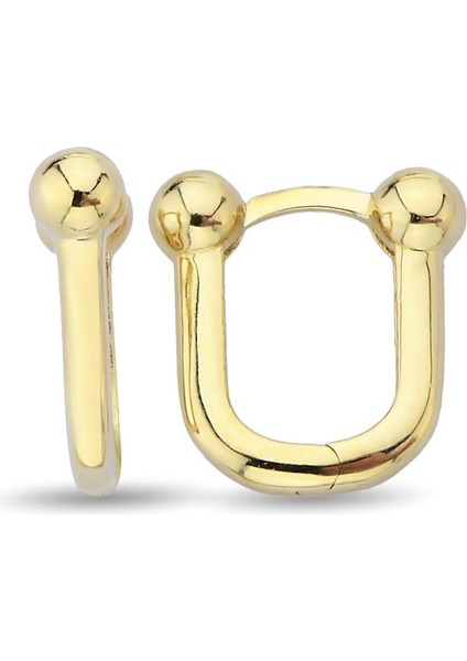 - Küpe - 14 Ayar Altın - Gramı : 3.16