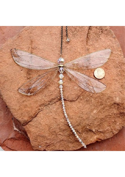 Kristal Yusufçuk Pencere Dekoru Boncuklu Asılı Süs 15X15CM (Yurt Dışından) indirimleri