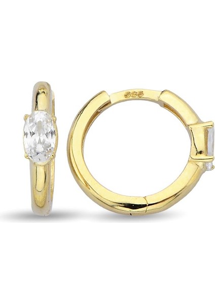 - Küpe - 14 Ayar Altın - Gramı : 1.60