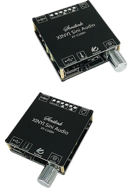 XY-C100H Bluetooth5.0 Dijital Amplifikatör Kartı TPA3116D2 100W+100W 2 Kanallı Hıfı Sürüm 2.0 Stereo Ses Modülü DC5-26V (Yurt Dışından)