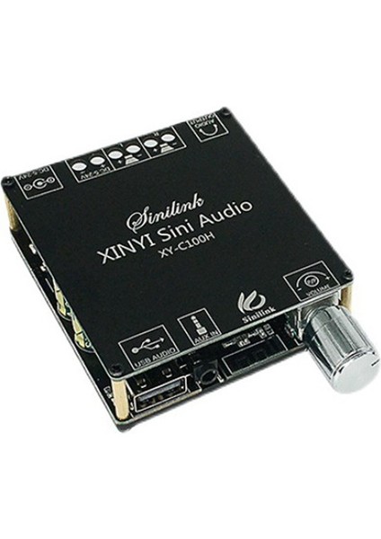 XY-C100H Bluetooth5.0 Dijital Amplifikatör Kartı TPA3116D2 100W+100W 2 Kanallı Hıfı Sürüm 2.0 Stereo Ses Modülü DC5-26V (Yurt Dışından)