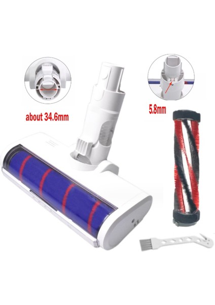 1c K10 / G9 G10 / /V9B/V9P/V11 Elektrikli Süpürge Fırça Kafası Için LED Elektrikli Zemin Fırça Kafası (Yurt Dışından)
