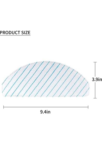 240 Adet Mikrofiber Paspas Pedleri Deebot Ozmo T8 Elektrikli Süpürge Yıkanabilir Paspas Bezi Paçavra (Yurt Dışından) indirimleri
