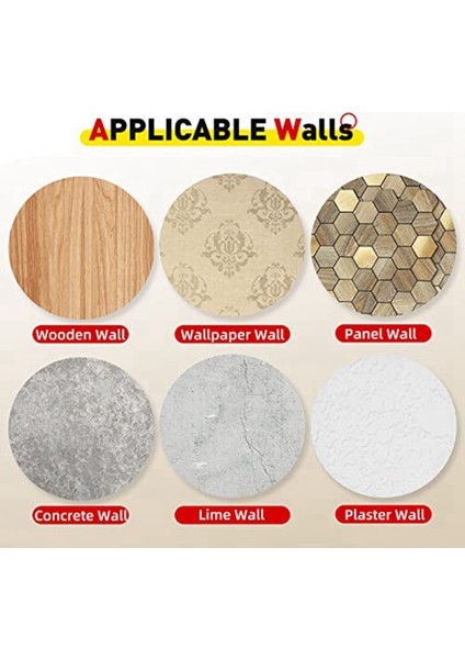 Sıva/beton Duvar Kancaları, Hasarsız Kanca Asma Seti, Delme Gerekmez, 40'lı Set (Yurt Dışından) indirimleri