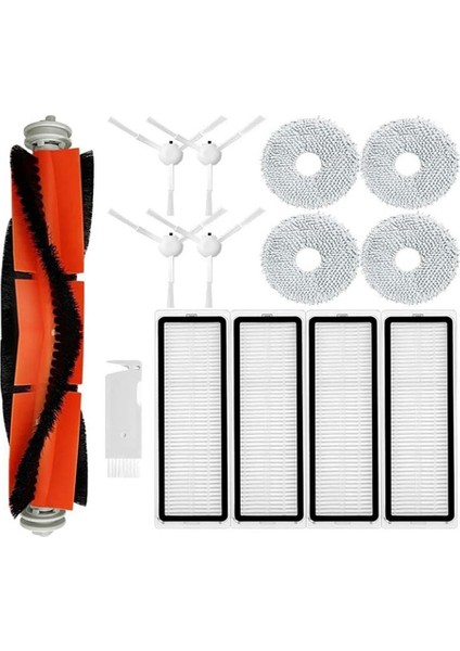S10 S10 Pro Robot Vakum Yedek Ana Yan Fırça Hepa Filtre Paspas Bez Bezi Için Yedek Parçalar (Yurt Dışından)