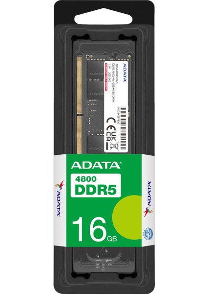 A-Data 16GB Ddr5 4800MHZ Sodımm Premıer AD5S480016G-S Notebook Ram fiyatları