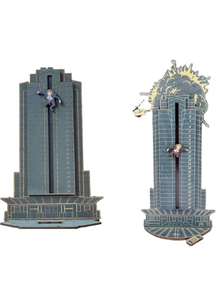 2 Cadılar Bayramı Noel Geri Sayım Süslemeleri Takvimi, Masaüstü Ahşap Süslemeleri, Tatil Süslemeleri Geri Sayım Takvimi (Yurt Dışından)