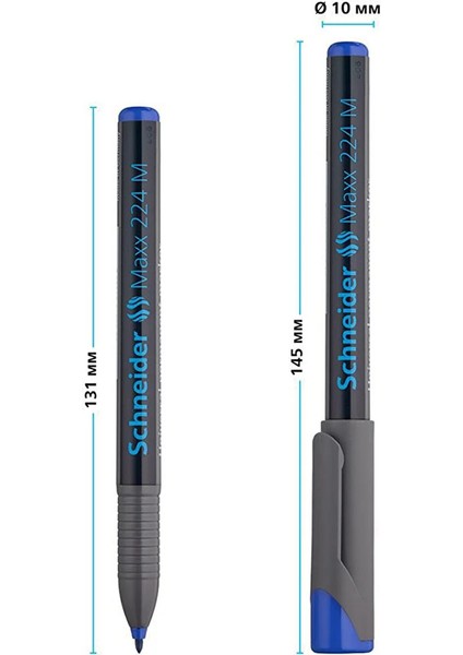 Maxx 224 M Asetat Kalemi 1.0 mm Siyah 10'lu