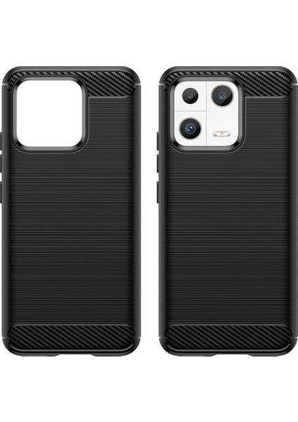 Xiaomi 13 Karbon Fiber Dokusu Için Tpu Telefon Kapağı Fırçalanmış Çizeltilmiş Anti-Çizelge Cep Telefon Kılıfı-Siyah (Yurt Dışından) fiyatları
