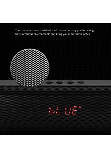 -118 Taşınabilir Masaüstü Bluetooth Hoparlör Hifi Stereo Ses Kutusu Bas Hoparlör Handsfree Çağrı Desteği Tf USB (Yurt Dışından)