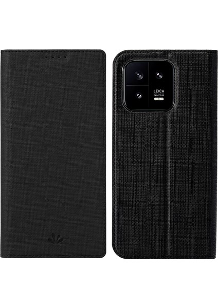Xiaomi 13 5g Kart Tutucu Stand Cep Telefonu Kapağı-Siyah (Yurt Dışından)