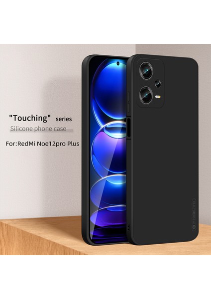 Xiaomi Redmi Için Note 12 Pro+ 5g Hassas Kesimler Tpu Ince Kılıf Düşme Geçirmez Yumuşak Fiber Koruyucu Kapak-Siyah (Yurt Dışından)