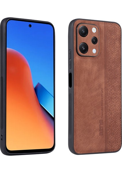 Xiaomi Redmi Için 12 4g Koruyucu Telefon Kılıfı Basılı Pu Deri Kaplı Tpu Kapak-Kahverengi (Yurt Dışından) fiyatları