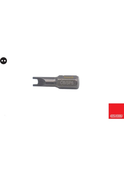 08X25 mm Spanner U Tip Bits Uç CB/SP08