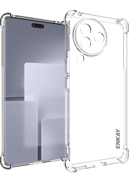 Xiaomi Civi Için 3 5g Slip Anti-Slip Strip Tpu Kasası Kalınlaştırılmış Köşeler Kenar Temiz Akıllı Telefon Kabuğu (Yurt Dışından)