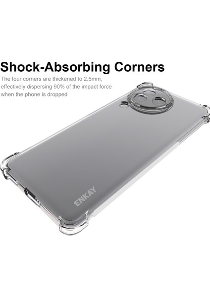 Xiaomi Civi Için 3 5g Slip Anti-Slip Strip Tpu Kasası Kalınlaştırılmış Köşeler Kenar Temiz Akıllı Telefon Kabuğu (Yurt Dışından) fiyatları